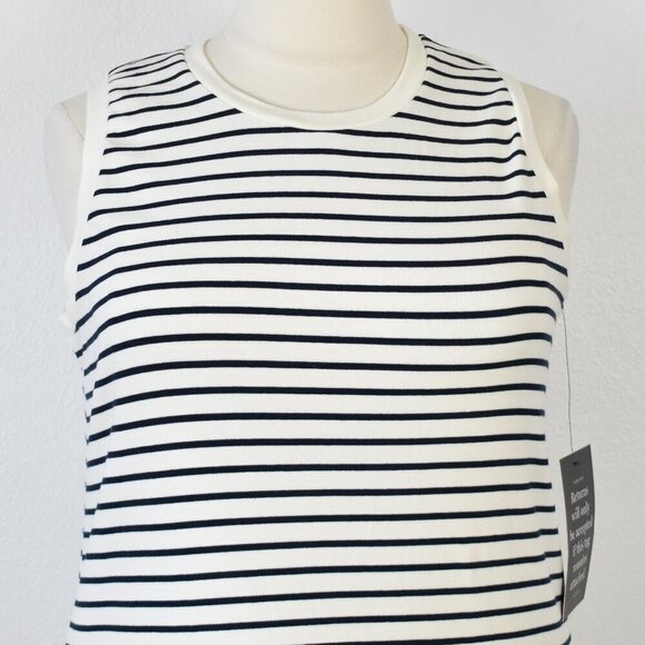 Pomander Place Navy Stripe Gio Maxi Dress NEW - XXL - Picture 2 of 10